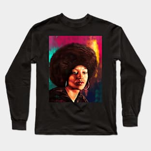 Angela Davis Long Sleeve T-Shirt